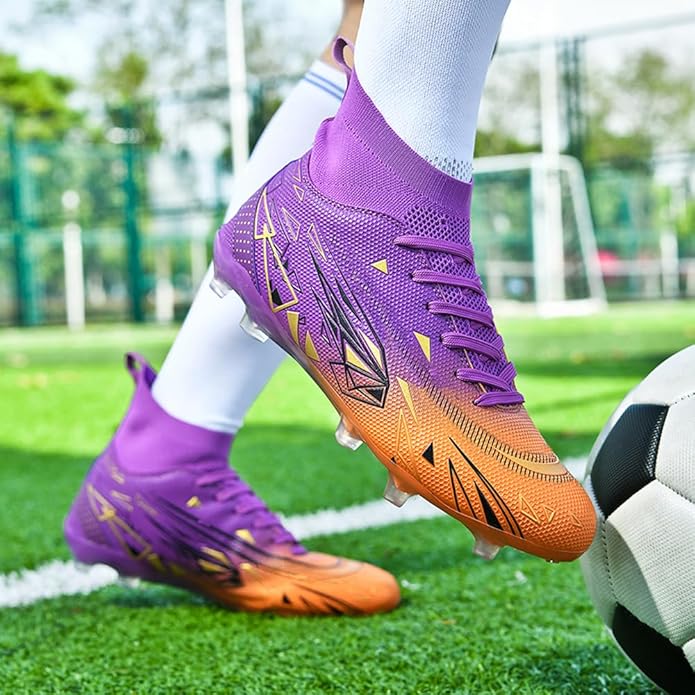 Kids Soccer Shoes Boys Football Cleats Professional Athletic Outdoor Trainning Football Shoes Youth Girl Turf Soccer Cleats