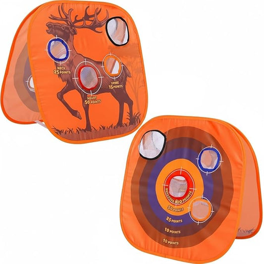 Leyndo Shooting Game Practice Target for Boys - Rifle Deer Hunting Toy Gift for Kids, Indoor and Outdoor Activity