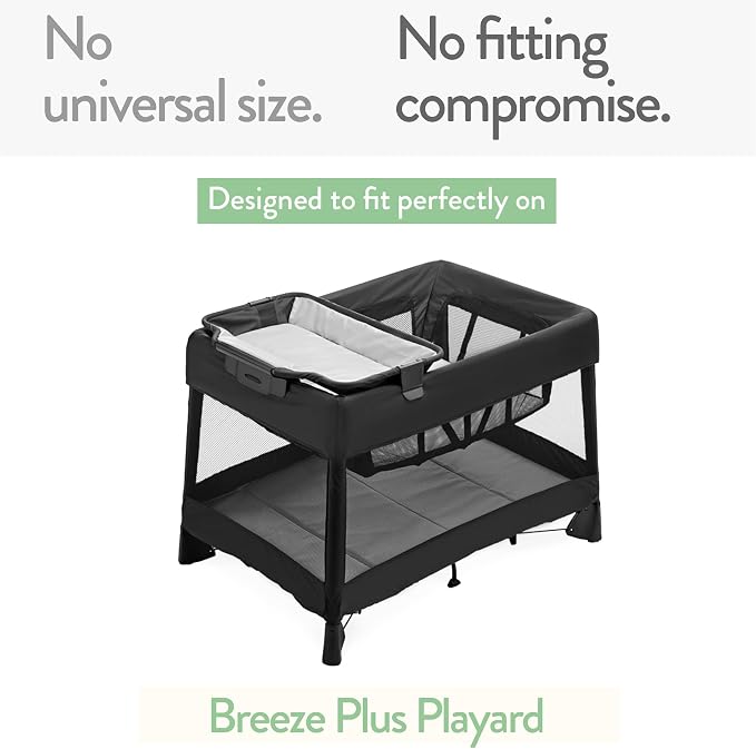 Joey + Joan Pack and Play Sheets Fitted – Compatible with 4moms Breeze Plus Playard and Other Large Playpen Mattress – Buttery Soft 100% Cotton – Light + Dark Sage Green – 2 Pack