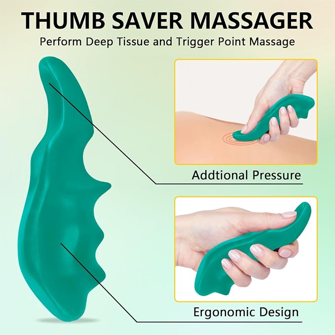 Pjordo Sore Muscle Massage Oil for Massage Therapy, with Massage Roller Ball & Thumb Saver Massager, Body Massage Oil for Muscle Relaxing, Soothes Joints & Muscles with Arnica, Lavender Oil(8 Fl Oz)
