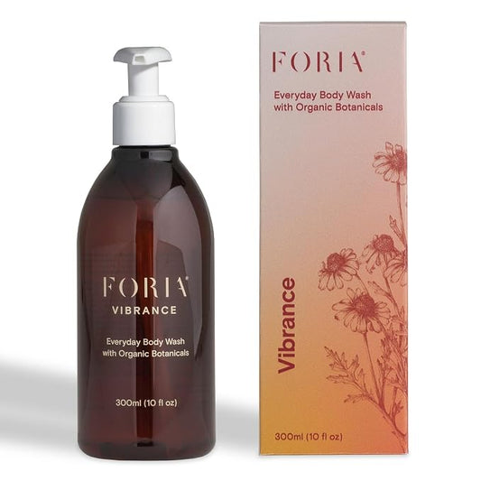 FORIA Everyday Body Wash and Initimate Wash for Women - Organic, pH-Balanced, Sensitive Skin Safe for Feminine Intimate Areas - 10 Fl Oz