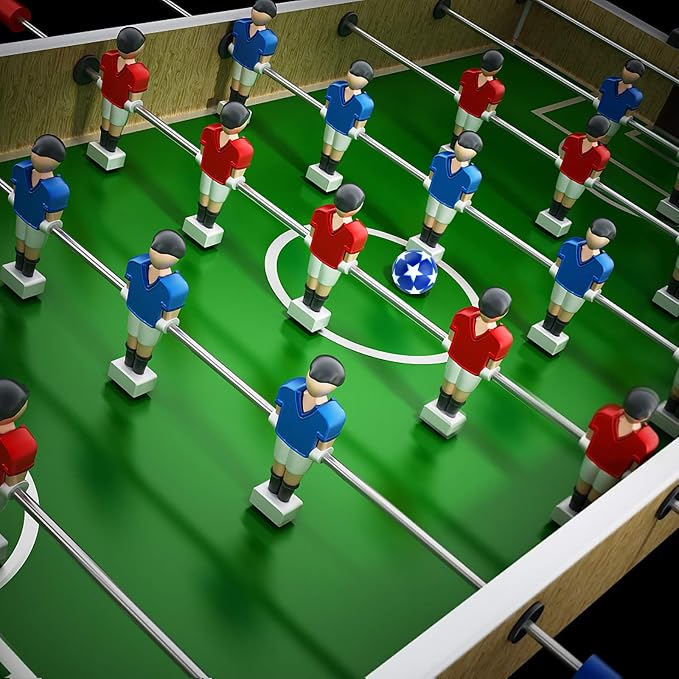 Coopay 12 Pieces 32mm Foosball Balls Table Multicolor Football Soccer Replacement Balls for Official Tabletop Game with a Black Drawstring Bag