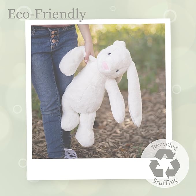 WORLDS SOFTEST PLUSH BriBri Bunny, Off White, Lushee, X-Large, 20" Stuffed Animal for Baby, Toddler, Kids, Adults - Soft, Huggable Stuffed Bunny- Adorable Toy Made from Kid-Friendly, Quality Materials