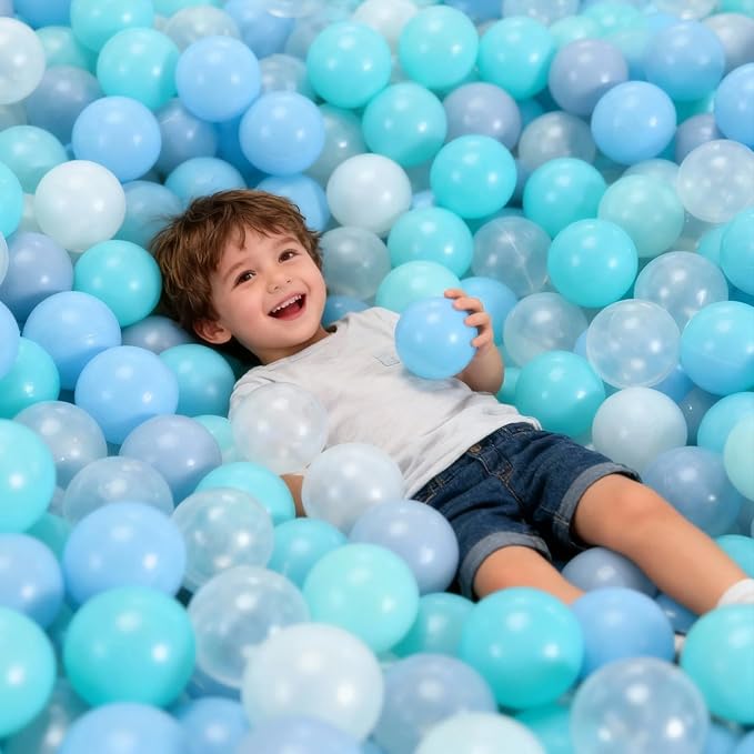 GOGOSO Playpen Balls for GirlsToddlers for Playhouse, Baby Pool, Play Ball Fun Centers, for Babies, Kids, Toddlers 1-3, Phthalate Free BPA Free 100pcs