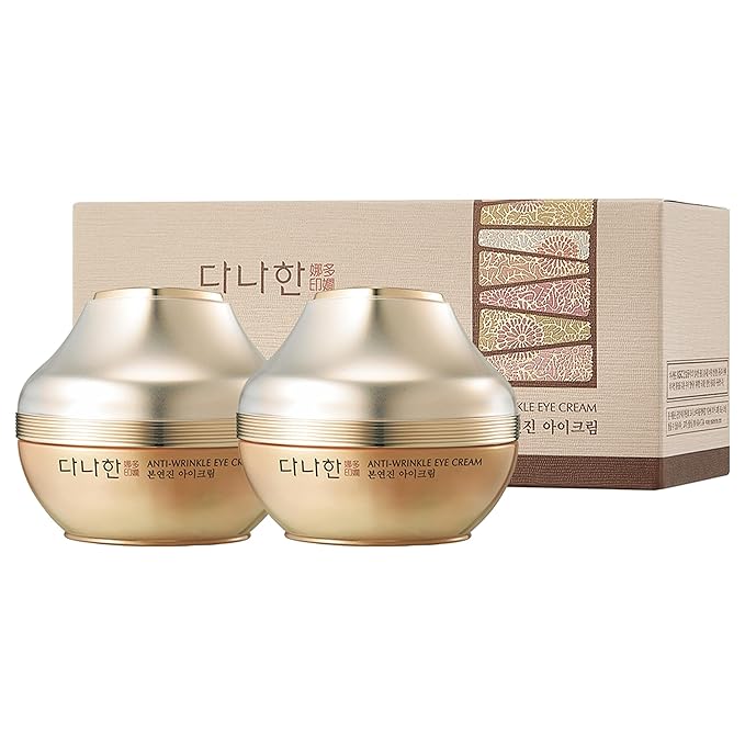 Bon Yeon Jin Red Ginseng Eye Cream Duo Set (2 Pack, Total 60 mL) – Korean Under-Eye Care | Helps Reduce the Look of Dark Circles & Fine Lines | Ceramide + Shea Butter
