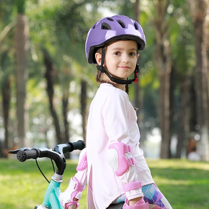 Kids Bike Helmet,2 Sizes Adjustable for Youth Child Boys & Girls Ages 3-5-8-14,Ventilation and Multi-Sport for Bicycle Skate