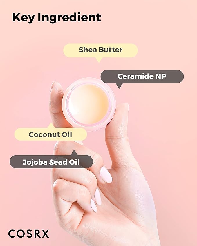 COSRX Lip Care Balm for Dry Chapped Lips, Enriched with Shea Butter, Sleeping Mask, Korean Skin Care, Animal Testing-Free, Artificial Fragrance-Free, Parabens-Free (Lip Butter)