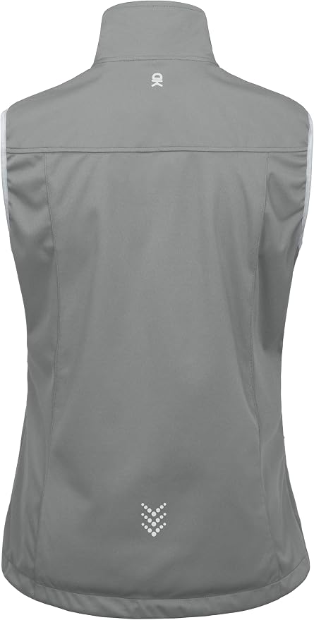 Little Donkey Andy Women's Lightweight Softshell Vest, Windproof Sleeveless Jacket for Running Hiking Travel