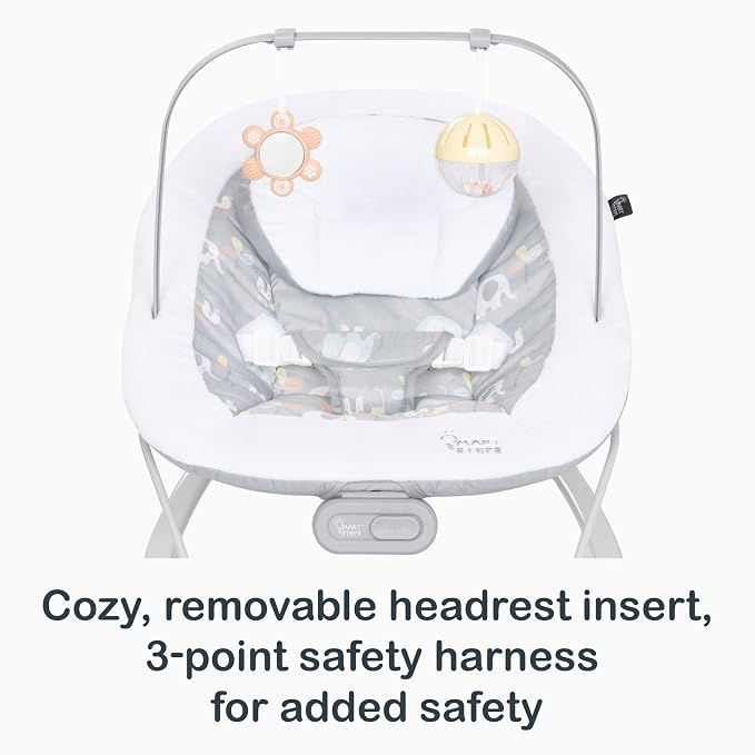 Smart Steps® My First Rocker 2 Bouncer, Two of a Kind Grey
