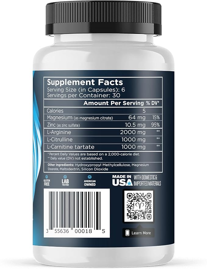 Promescent Delay Wipes Sexual Enhancer for Men to Last Longer in Bed + VitaFLUX Triple Power Nitric Oxide Supplement for Male Performance, Stamina, Energy, Recovery - Increase Duration & Performance