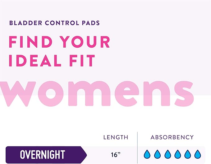 Prevail Proven - Incontinence Bladder Control Pads - Bladder Leak Pads - Overnight Absorbency, 120 Count (4 Packs of 30) | Disposable, Incontinence