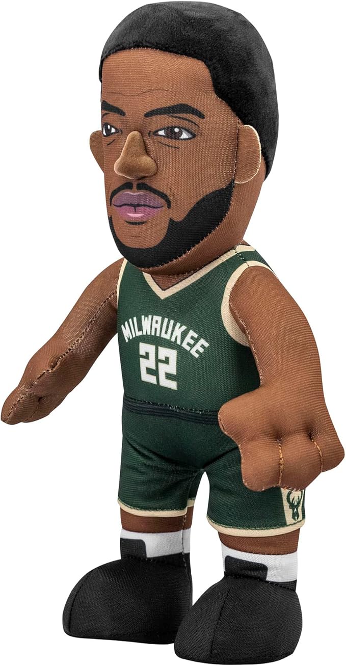 Bleacher Creatures Milwaukee Bucks Khris Middleton 10" Plush Figure - A Superstar for Play Or Display