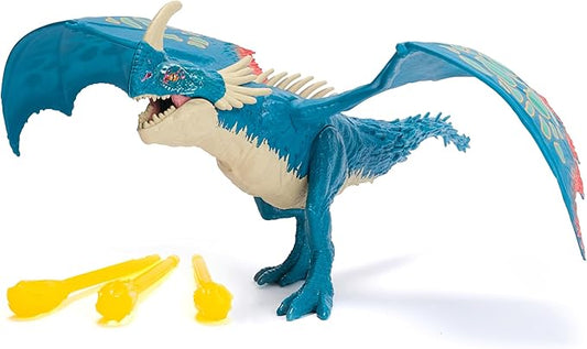 Dreamworks Dragons, Battle Dragons, Fire Blast Deadly Nadder, 10” Action Figure, Kids Toys for Boys & Girls Ages 4 and up
