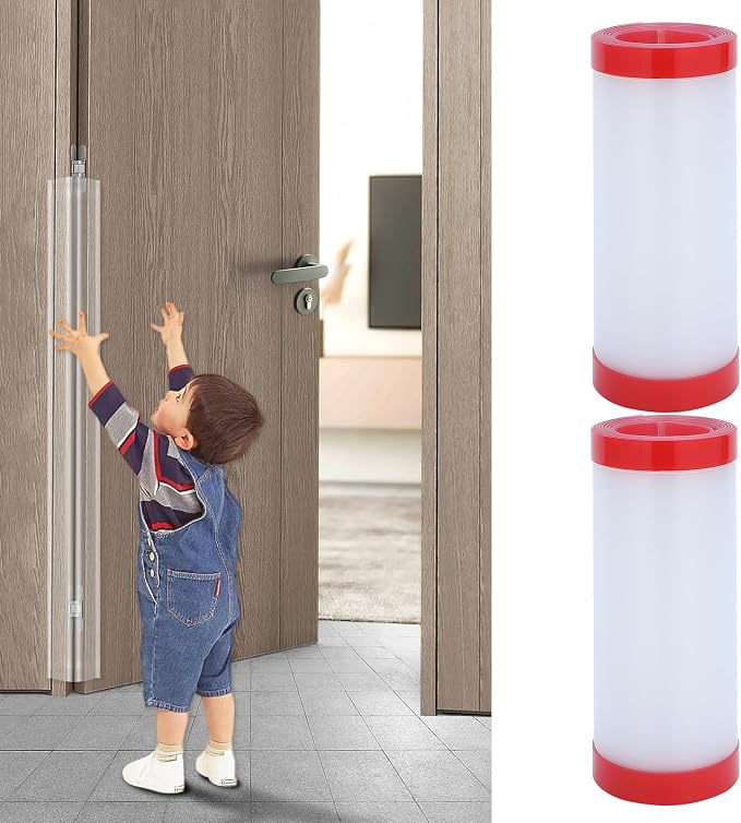 Door Pinch Guard Baby Proofing, Door Hinge Cover, Door Protector for Kids Finger Safety, Door Finger Pinch Guards Heavy Duty, Door jam Shield