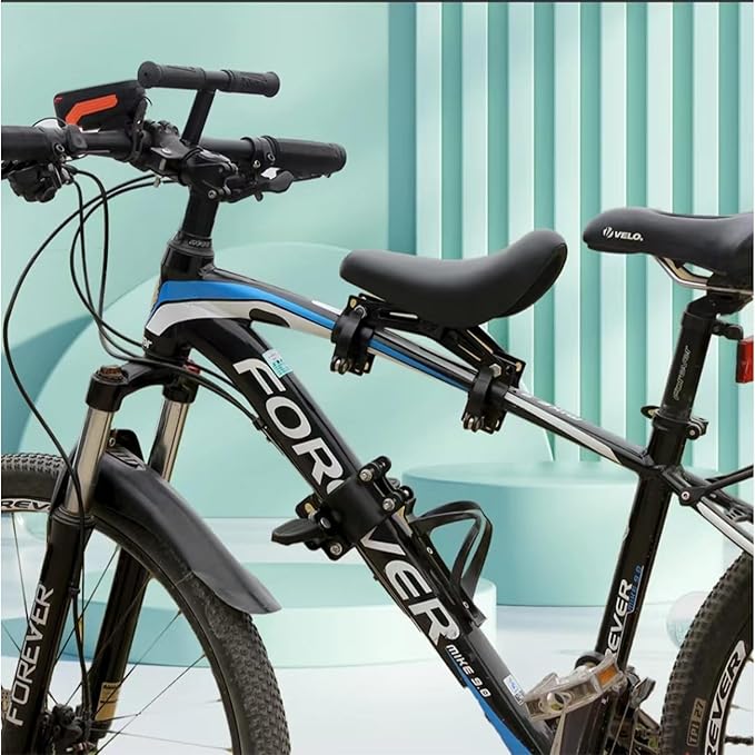 Front Mounted Bicycle Seats for Children Kids Handlebars Foot Pedals Set Mountain Bike Child Seat Kids Bike Seat Suitable for MTB and City Bicycles