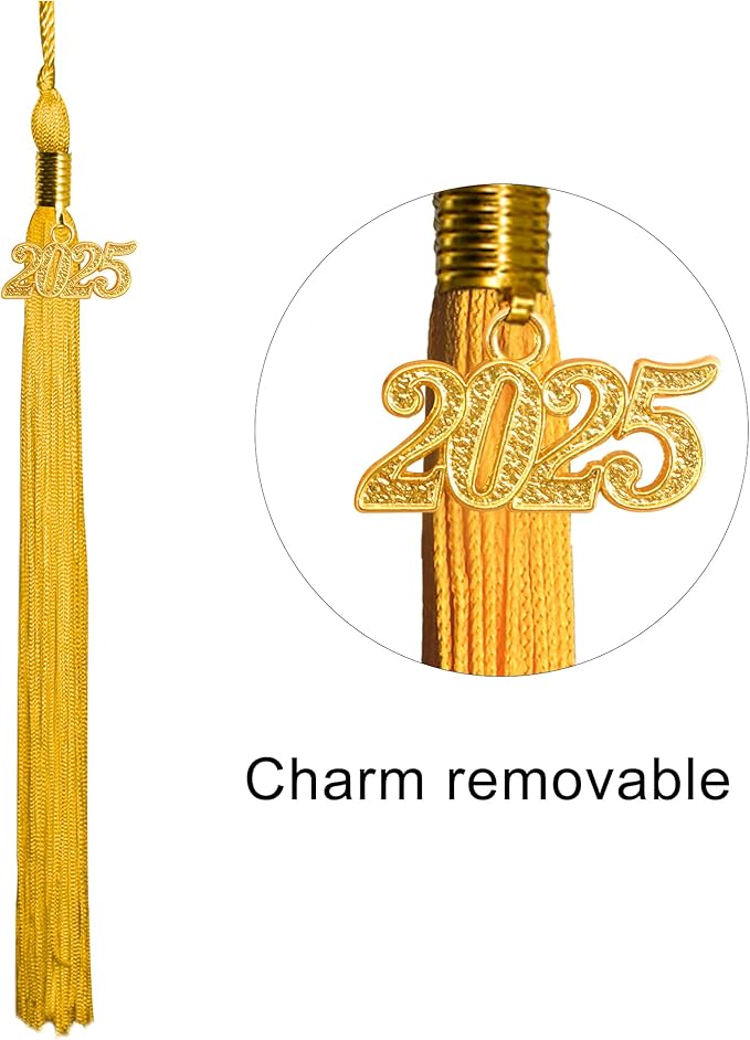 GraduationMall Matte Graduation Gown Cap Tassel Set 2025 for High School and Bachelor