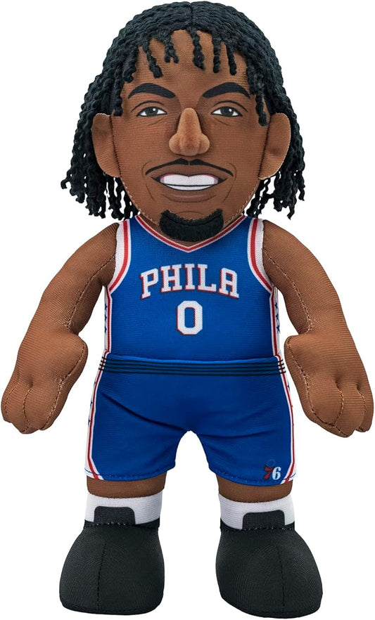 Bleacher Creatures Philadelphia 76ers Tyrese Maxey 10" Plush Figure- A Superstar for Play or Display