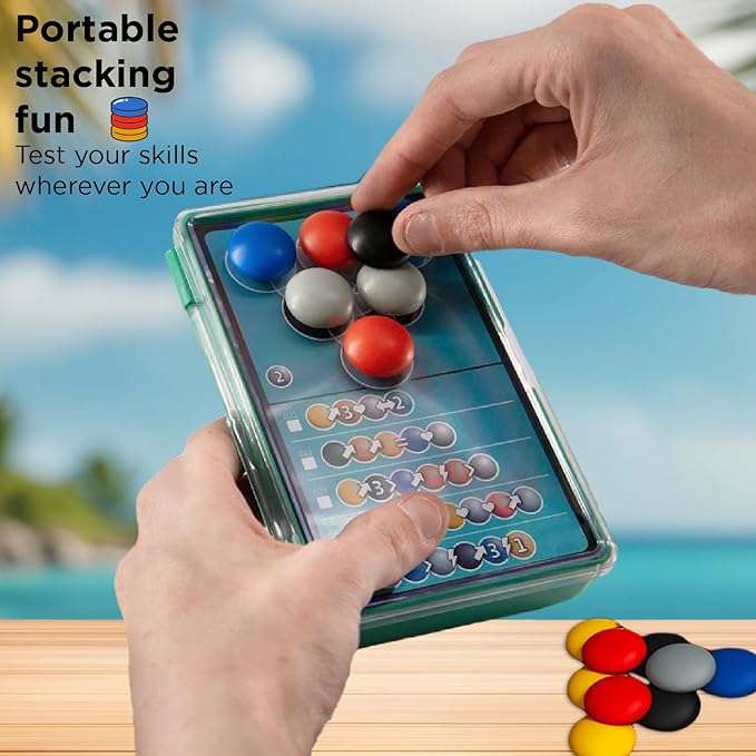 Dimension: The Brain Game to Go | Brainteasers |Puzzles| Solo Games | 1 Player | Dimension | Stacking Game | Kosmos Game