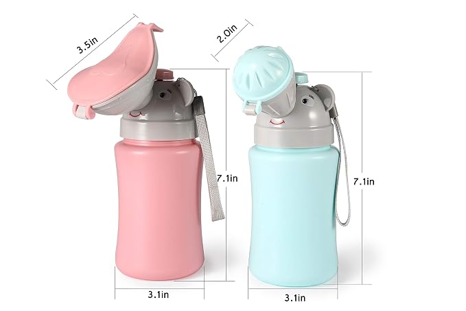 ONEDONE Portable Baby Child Potty Urinal Emergency Toilet for Camping Car Travel and Kid Potty Pee Training for Boys and Girls