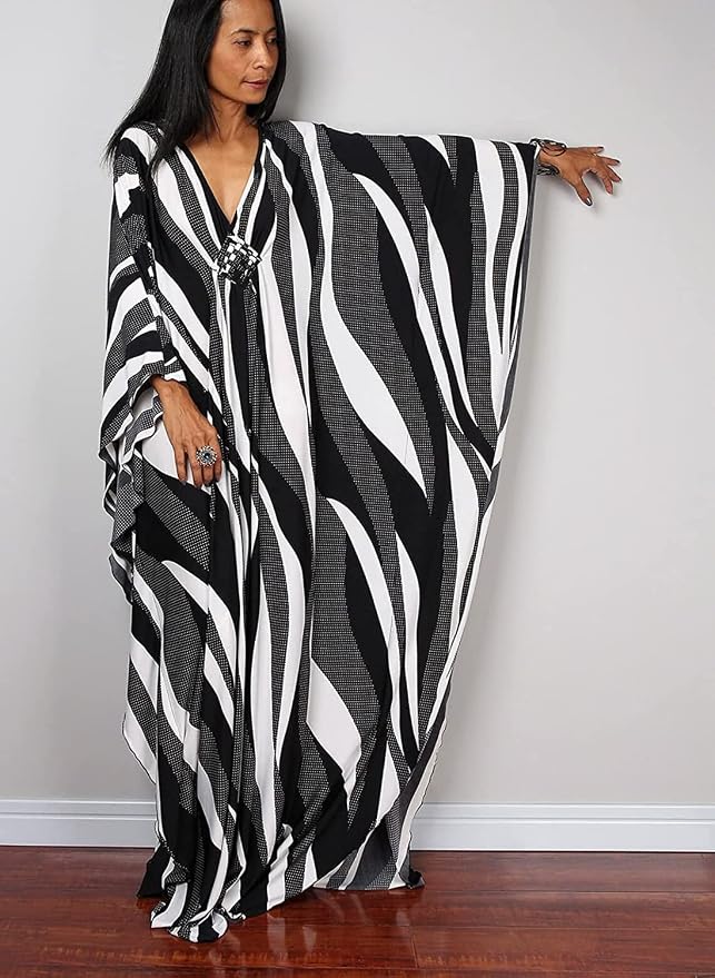 Venasha Womens Caftan Floral Print Kaftan Dress Short Sleeve Swimsuit Cover up Loungewear for Summer