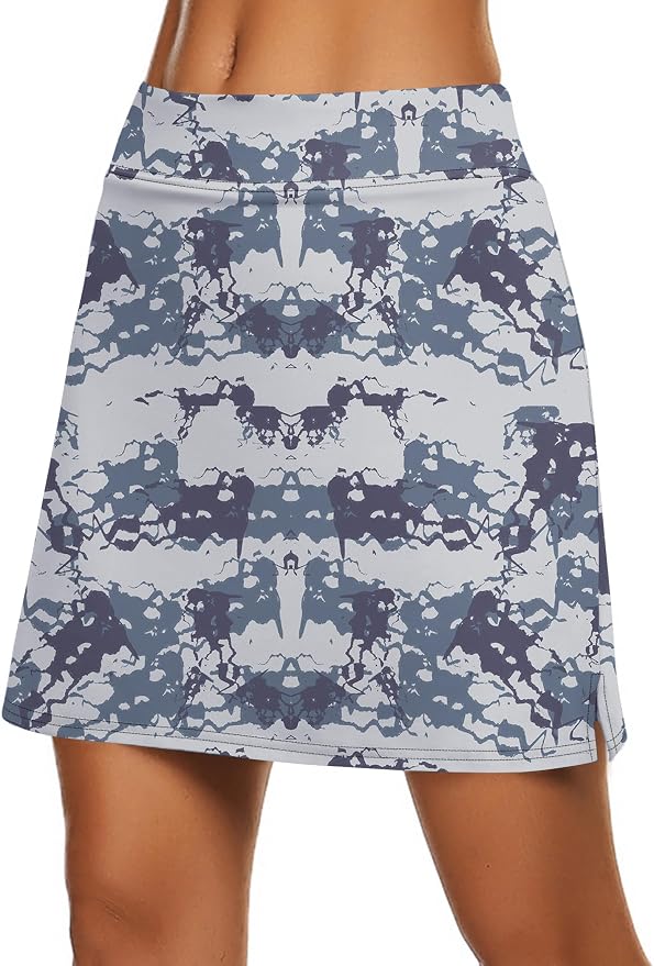 Ekouaer Women's Active Performance Skort Lightweight Skirt for Golf Tennis | Built-in Shorts, A Line, High Waisted, Tummy Control, Pickleball, Running, Workout, Sports, Skorts for Woman