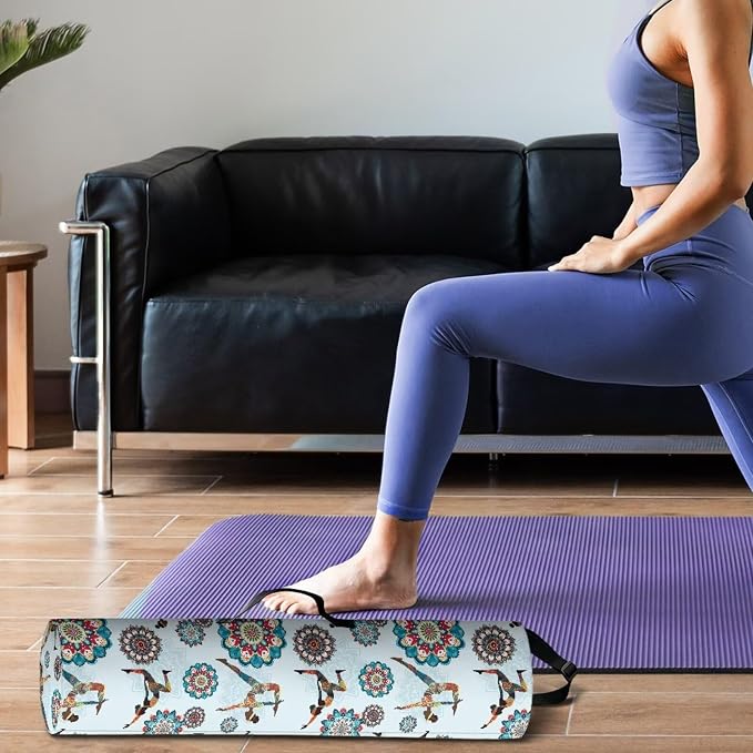 Yoga Mat Bags for Women Lightweight Gym Bag with Strap Full Zip Yoga Accessories