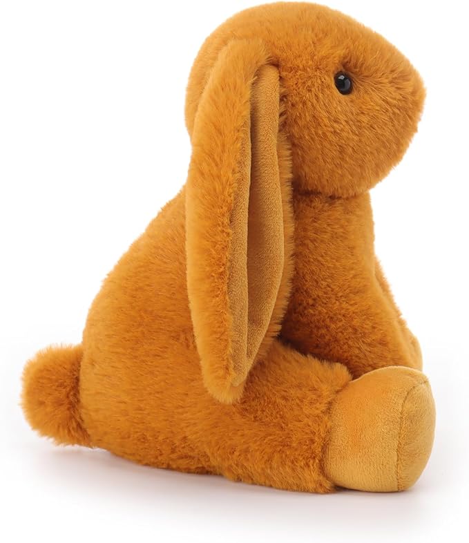 Apricot Lamb Ginger Yellow Bunny Stuffed Animals for Kids, Soft Cute Plush Toys for Baby Girl and Boy, 7.9 Inches