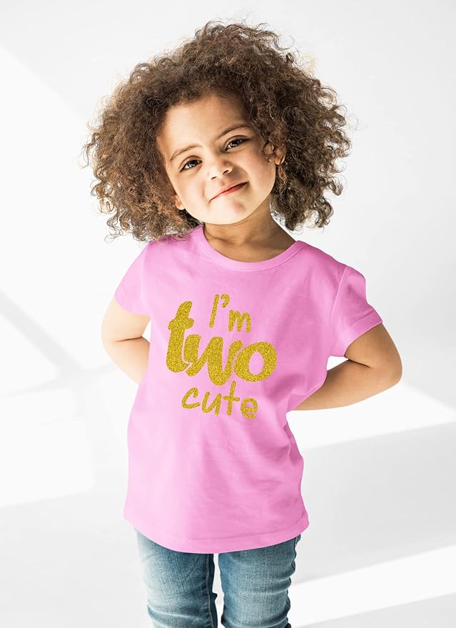 2nd Birthday Outfits for Toddler Girls im Two Cute Shirt Girl 2 Years Old Second Birthday