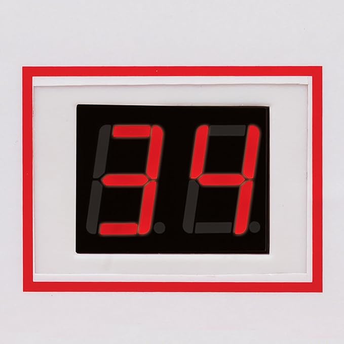 EastPoint Tabletop Movin Hoops Arcade Basketball Hoop - Black & Red 2-Player - Built-In LED Scoreboard & Basketball Gifts - Spring-Loaded Launchers for Boys Toys Age 5-10, Durable Plastic Construction