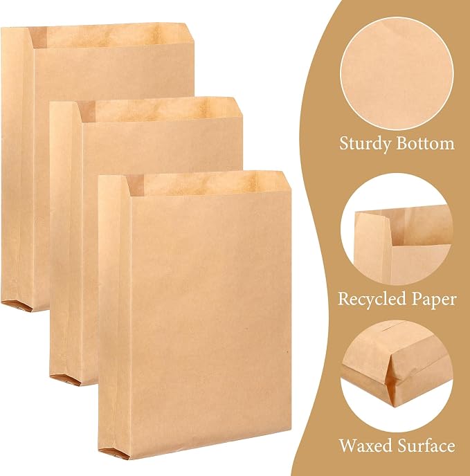 500Pcs Waxed Sanitary Napkin Disposal Bags, 7.5'' x 10'' x 3.5'' Feminine Hygiene Liner Bag, Tampon Disposal Bags Bulk for Business Restroom Bathroom Personal Dispensers