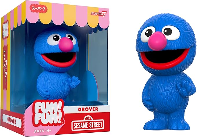 Super7 Sesame Street Fun! Fun! Wave 01 - Grover Action Figure