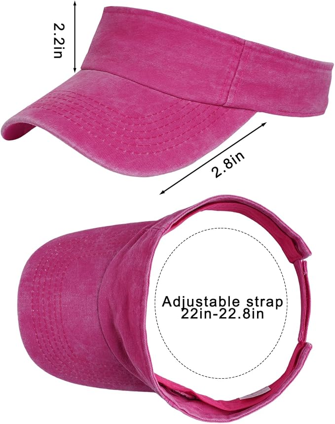 Marrywindix 1 Piece of Sport Wear Athletic Visor Sun Sports Visor Hat Visor Adjustable Cap for Women and Men