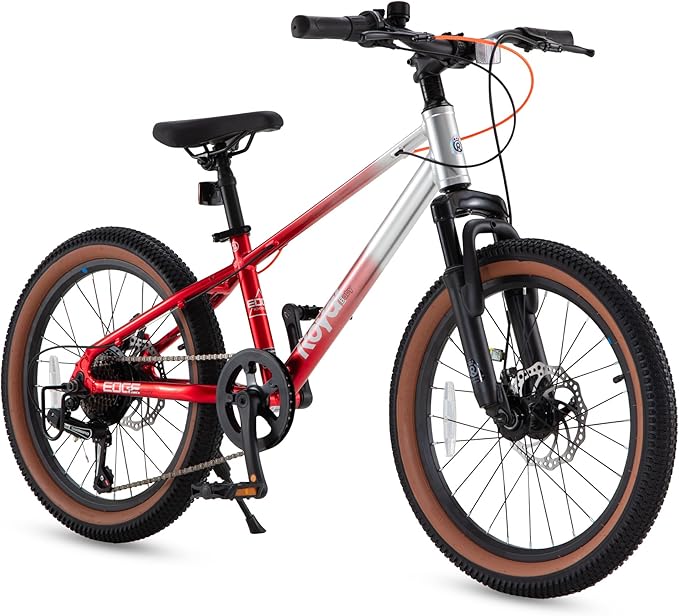 RoyalBaby Kids Mountain Bike for Boys and Girls, Ultra-Light Aluminum 20-26 Inch Wheel Bicycle for 6-14 Years Old Children, 7/21-Speeds Drivetrain