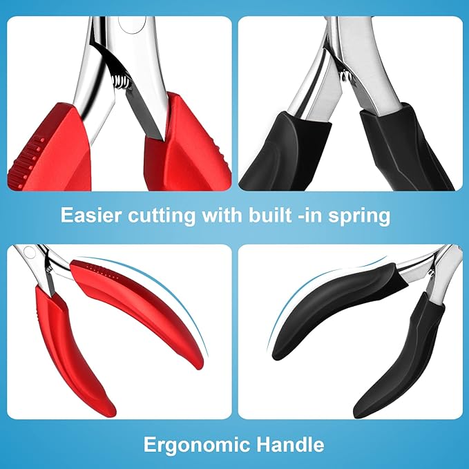 Toenail Clippers for Seniors Thick Toenails, Toe Nail Clippers Adult Long Handle for Men, Sharp Professional Heavy Duty Ingrown Toenail Tool