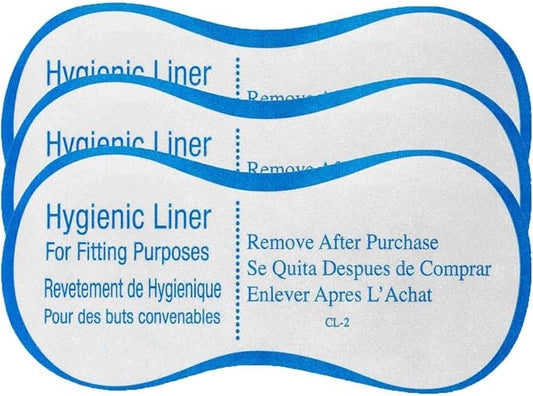True Fit Protective Hygienic Clear Adhesive Liners Strips Swimwear Bikini Lingerie (50)