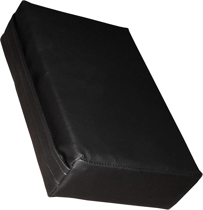 Rehabilitation Advantage Body Positioning Black Rectangle Bolster 12 Inch x 8 Inch x 3 Inch