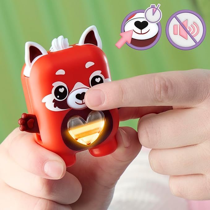Pamanda The Red Panda, Electronic Pet Panda Toy, 70+ Responses, Interactive Fidget Toys for Girls & Boys Ages 5+