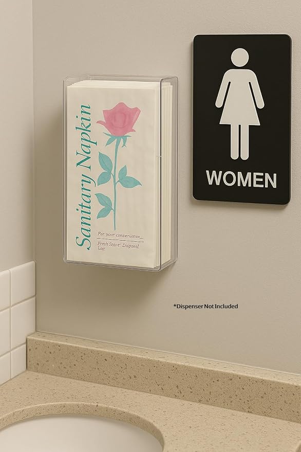 500 pcs Floral Printed Sanitary Napkin Tampon Disposal Bags