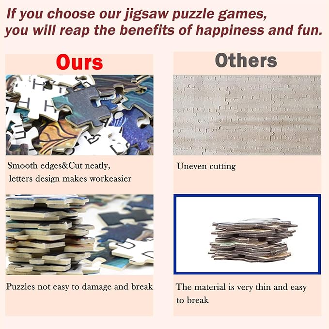 Puzzles for Adults 1000 Pieces Mediterranean Harbor Jigsaw Puzzles Environmentally Friendly No Odor Challenging Educational Fun Family Holiday Activities Games Toys Gifts, Finished Size 27" x 20"