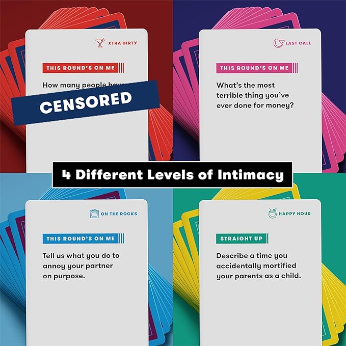Truth or Drink Party Game by Cut I As Seen on TikTok, YouTube, and Snapchat | 410 Hilarious Questions | Ages 21+ | 2+ Players I Fun Games for Adults