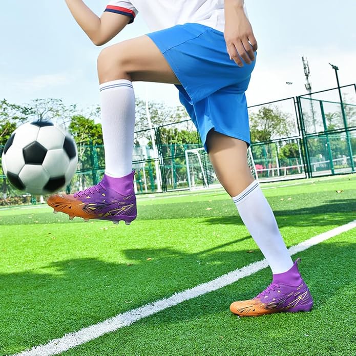 Kids Soccer Shoes Boys Football Cleats Professional Athletic Outdoor Trainning Football Shoes Youth Girl Turf Soccer Cleats