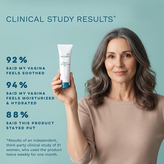 Vaginal Moisturizer, 72-Hour Hydration, Hormone-Free, 1 Month Supply | Non-drip gel, no fragrance, sodium hyaluronate, Activated Oil Complex, supports microbiome, clinically tested, sensitive skin