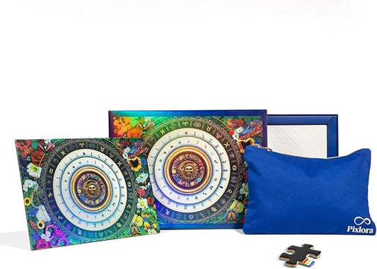 Laser Rainbow Reflection Unique Puzzles for Adults, Puzzle 1000 Pieces, Lucky Tiles & Cosmic Wilds Theme, Difficult Puzzles for Adults, Unique Gifts for Puzzle Lovers