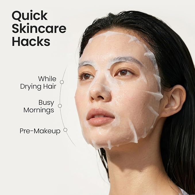 SKINFOOD Rice Daily Mask 30 Sheets, Korean Quick & Easy Daily Care Hacks, Large Capacity, Sheet Mask