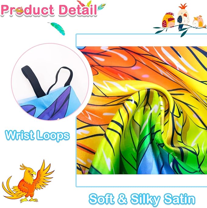 Bird-Wings Parrot Eagle Costume for Kids Headbands as Toddler Boys Dress-Up Jungle Animal Toys Party Favors Gifts