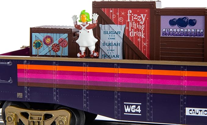 Lionel Willy Wonka & The Chocolate Factory LionChief 5.0 Electric O Gauge Train Set with Bluetooth & Remote