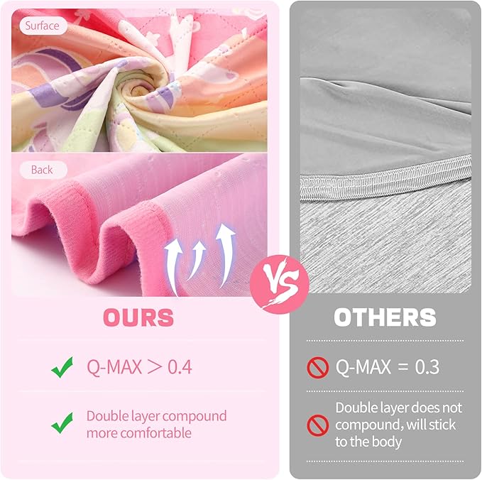 Cooling Blankets for Hot Sleepers,Glow in The Dark Blanket Unicorns Gifts for Girls,Q-Max >0.4 Cool Blanket 1-10 Year Old Girl Gift,Girls Toys Age 6-8,Valentine's Day Birthday Gifts Presents