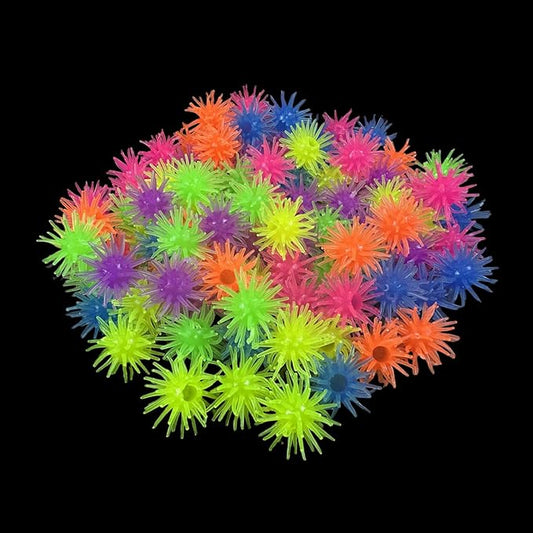 100 Pieces Sticky Toys , Colorful Sticky Clingy Crawlers Hands Stretchy Toys for Kids Treasure Box Classroom Prizes Party Favors for Kids 3-8-12