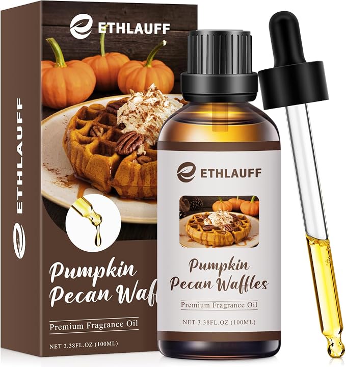 Pumpkin Pecan Waffles Fragrance Oil, Bakery Essential Oils, Fragrance Oils for Diffuser for Home, Pumpkin Pie Waffle