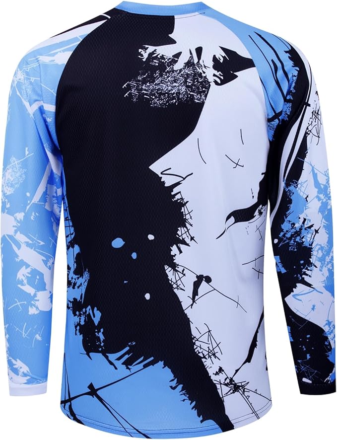 Weimostar Dirt Bike Jersey Youth Long Sleeve Off-Road Motocross Downhill Cycling t Shirt MTB Bicycle Biking Top for Boy Girl